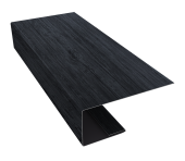J-Профиль 18мм 0,45 Print Premium Grey Wood TwinColor (3м) Центр Кровли