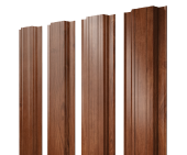 Штакетник Прямоугольный с прямым резом 0,45 Print Elite Rowan TwinColor Центр Кровли