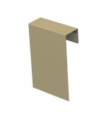 Соединительный профиль фибросайдинга 0,45 PE с пленкой RAL 1014 слоновая кость (3м) Центр Кровли