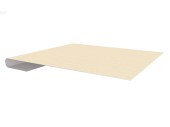 Планка завершающая 0,45 Print Elite Milky Wood TwinColor (2м) Центр Кровли