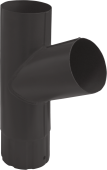 Тройник трубы New, 90 мм Matte PU RR 32 Центр Кровли