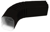 Колено прямоугольное Vortex Matt RAL 9005 Центр Кровли