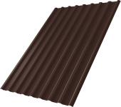 Профнастил С20R Grand Line 0,5 PurPro матовый RAL 8017 шоколад Центр Кровли