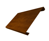 Ламель лицевая 200 забора жалюзи Texas 0,45 Print-Double Premium с пленкой Golden Wood Intense F Центр Кровли