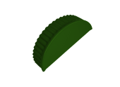 Заглушка малая торцевая 0,45 PE RAL 6002 лиственно-зеленый Центр Кровли