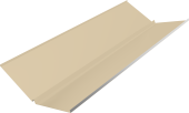Планка ендовы нижней с компенсатором Grand Line 0,45 PE с пленкой RAL 1015 светлая слоновая кость (3м) Центр Кровли