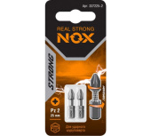 Бита торсионная Nox Strong Pz2х25мм C6,3 2 штуки карта (337225-2) Центр Кровли