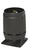 Выход вентиляционный Vilpe Flow 125S с основанием 250x250 черный Центр Кровли