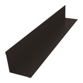 Угол внутренний 50х50 Grand Line 0,45 Drap ТХ двухсторонний RR 32 темно-коричневый (3м) Центр Кровли