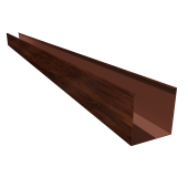 Кубообразная рейка GL Ш50/В50 Cherry Wood Al 0,4 L=3м Центр Кровли