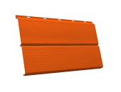 ЭкоБрус 3D 0,345 Grand Line 0,45 PE с пленкой RAL 2004 оранжевый Центр Кровли