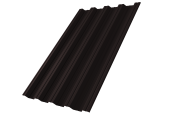 Профнастил НС44R Grand Line 0,5 PurPro матовый RAL 9005 черный Центр Кровли
