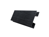Планка H-образная Экобрус 0,45 Print Premium с пленкой Grey Wood TwinColor (2м) Центр Кровли