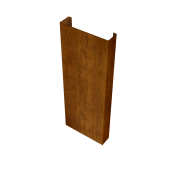Полустолб для С8,С10 0,45 Print Elite с пленкой Golden Wood TwinColor (L1,8) Центр Кровли