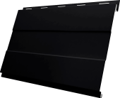 Вертикаль 0,2 prof Grand Line 0,45 PE с пленкой RAL 9005 черный Центр Кровли