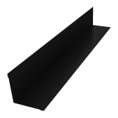 Угол внутренний 30х30 0,45 Drap-double TX RAL 9005 черный (3м) Центр Кровли