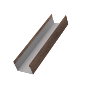 Стойка жалюзи Milan,Tokyo 0,45 Print Premium Almond Wood Fresh (2м) Центр Кровли