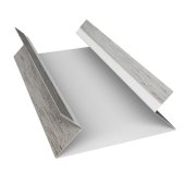 Планка угла внутреннего составная верхняя Экобрус Grand Line 0,45 Принт Элит Снежное дерево TwinColor (2м) Центр Кровли