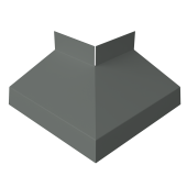 Угол отлива внешний 70 0,45 PE с пленкой RAL 7005 мышино-серый Центр Кровли