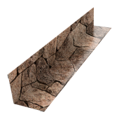 Угол внутренний 50х50 0,45 Print Elite King Stone TwinColor (2м) Центр Кровли