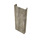 Полустолб для С8,С10 0,45 Print Elite с пленкой Nordic Wood TwinColor (L2,5) Центр Кровли