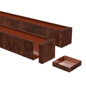 Заглушка 50х50 Cherry Wood AL 0,4 Центр Кровли