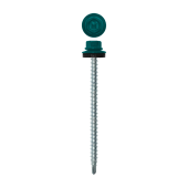 Саморез кровельный Daxmer 4,8х70 (100шт) сверло №1 RAL 5021 Центр Кровли