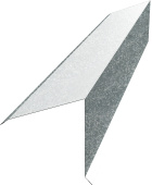 Планка конька односкатной кровли 160х160 Grand Line 0,5 Zn (3м) Центр Кровли