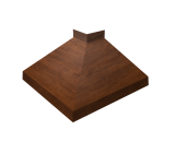 Угол отлива внешний 100 0,4 Print Premium с пленкой Golden Wood Fresh TwinColor Центр Кровли