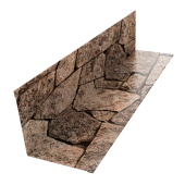 Угол внутренний 110х110 Grand Line 0,45 Принт Элит Королевский камень TwinColor (3м) Центр Кровли