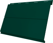 Вертикаль 0,2 line Grand Line 0,45 PE-Double с пленкой RAL 6005 зеленый мох Центр Кровли