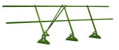Ограждение кровельное Grand Line 0,9х3 RAL 6002 Центр Кровли