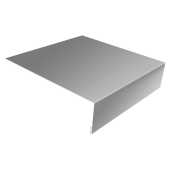 Планка околооконная простая 200х50 0,45 Drap TX RAL 7047 телегрей 4 (3м) Центр Кровли