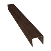 Планка П-образная заборная 24 0,45 Print-Double Premium Antique Wood (2,5м) Центр Кровли