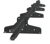 Снегозадержатель Стандарт Т4 d 40х20 RAL 7016 (3м) оцинкованный Центр Кровли