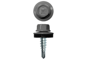 Саморез по металлу Daxmer 4,8х19 RAL 9006 (250) сверло №2 Центр Кровли