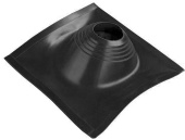 Проходной элемент MF угловой №2 (180-280мм) +185 EPDM (металлический окрашенный фланец) черный Центр Кровли