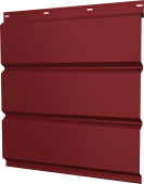 Софит металлический Классик Grand Line без перфорации 0,45 PE с пленкой RAL 3011 коричнево-красный Центр Кровли