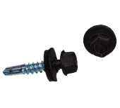 Саморез по металлу Daxmer 5,5х25 (250шт) сверло №3 RAL 8019 Центр Кровли