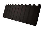 Профнастил С8A v01 фигурный 0,45 Print Elite Coffee Wood TwinColor Центр Кровли