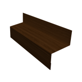 Отлив межэтажный 45 0,45 Print Elite Choco Wood TwinColor (3м) Центр Кровли
