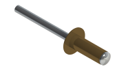 Заклёпка вытяжная Daxmer 4,0х10 RAL 1036 (10х1000шт) ал/ст Центр Кровли