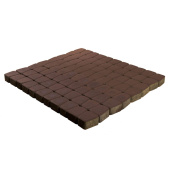 Плитка тротуарная Классико круговая Коричневый h60 73х110х115 Центр Кровли