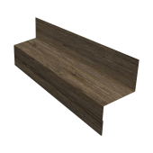 Отлив межэтажный 35 0,45 Print Elite Nordic Wood TwinColor (3м) Центр Кровли