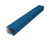 Труба гофрированная Vortex Lite 76х102х1000мм PE RAL 5005 сигнальный синий Центр Кровли