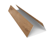 Планка стыковочная составная нижняя 0,45 Print Premium Pine Wood Fresh (2м) Центр Кровли