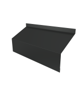 Ламель забора жалюзи Milan/Milan new стартовая/финишная для калиток и ворот 0,5 Drap RAL 7016 антрацитово-серый Центр Кровли