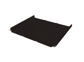 Кликфальц Pro Line Grand Line 0,45 Drap с пленкой на замках RAL 9005 черный Центр Кровли