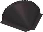 Заглушка конусная Grand Line 0,5 Полидэкстер TwinColor RR 32 темно-коричневый Центр Кровли