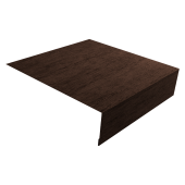 Планка околооконная простая 200х50 0,45 Print-Double Premium Antique Wood (2м) Центр Кровли